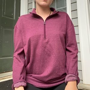 victoria’s secret burgundy pullover